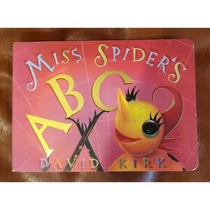 2000 Miss Spider's ABC David Kirk 7 Inch X 5 Inch Boardbook Scholastic Press